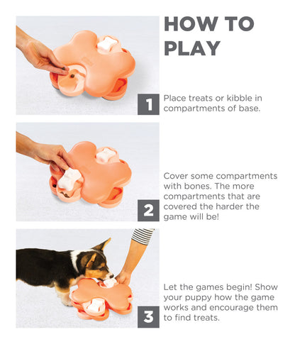 Puppy Tornado Interactive Treat Puzzle Dog Toy