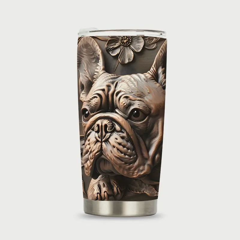 20 oz SS Insulated Frenchie Travel Mug