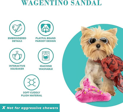 Wagentino Sandal Squeaker Dog Toy