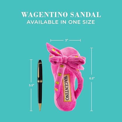 Wagentino Sandal Squeaker Dog Toy