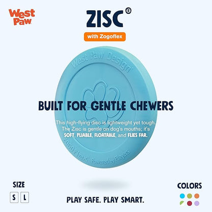 Zisc® Flying Disc Fetch Dog Frisby - Blue