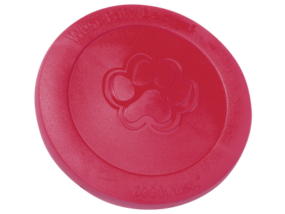 Zisc® Flying Disc Fetch Dog Frisby - Red