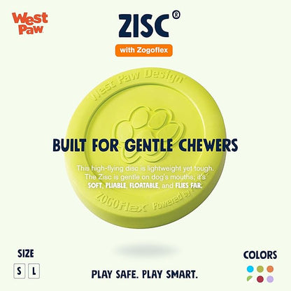Zisc® Flying Disc Fetch Dog Frisby - Green