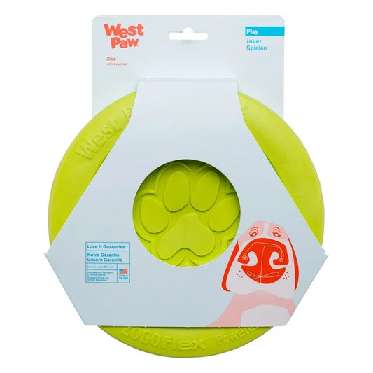 Zisc® Flying Disc Fetch Dog Frisby - Green